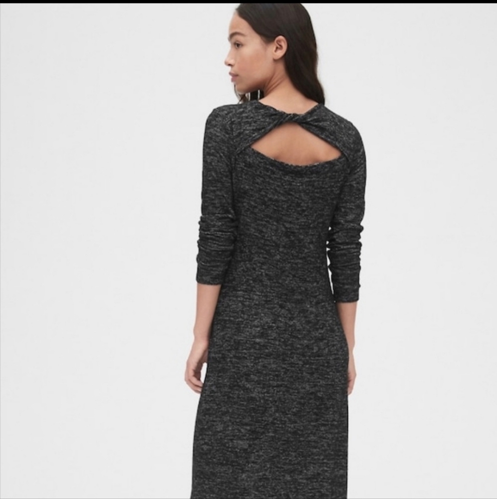 GAP Dress Green Peekaboo Back